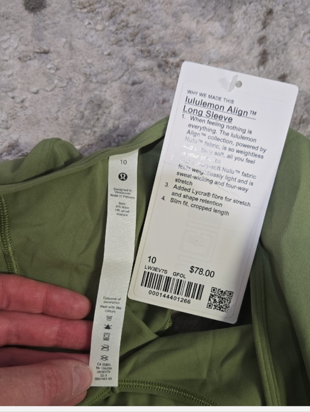 New Lululemon Top Size 10 - Picture 2 of 3